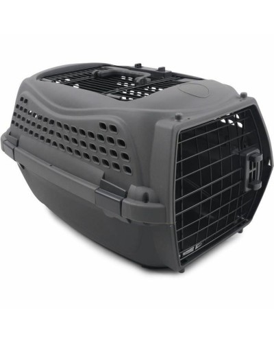 MPETS ECO GIRO S Cat Carrier Dark Grey, Durable Plastic
