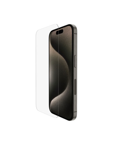 Belkin Verre Trempé iPhone 15 Pro - Protection d'écran Anti-rayures
