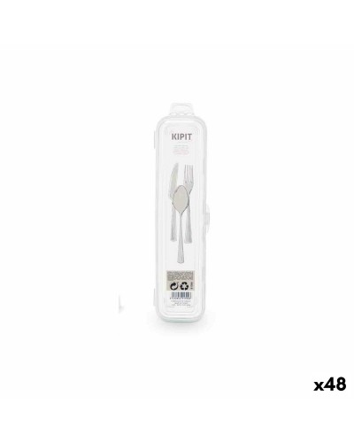Posate Viaggio Monouso Trasparente - Set 48 Pezzi - Ideali per Picnic
