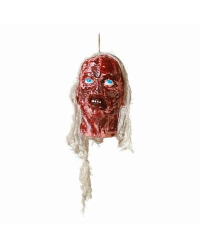 Realistic Bloody Head Halloween Decoration - Horror Party (Guaranteed Scare!)
