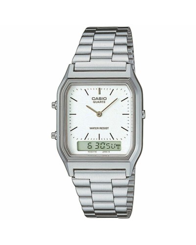 Casio AQ-230A-7DMQYES Montre Unisexe Argent - Diamètre 38.5mm - Numérique/Analogique
