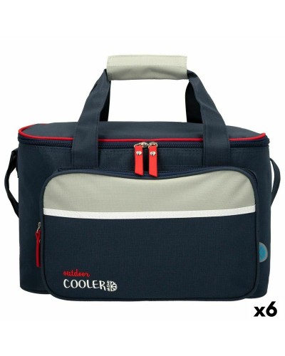 Aktive Nevera Portátil 36x22x21cm - Set 6 Piezas - Picnic, Viaje
