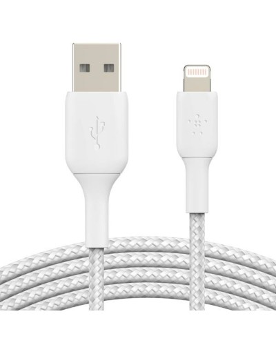 Kabel USB naar Lightning Belkin CAA002BT2MWH 2 m Wit
