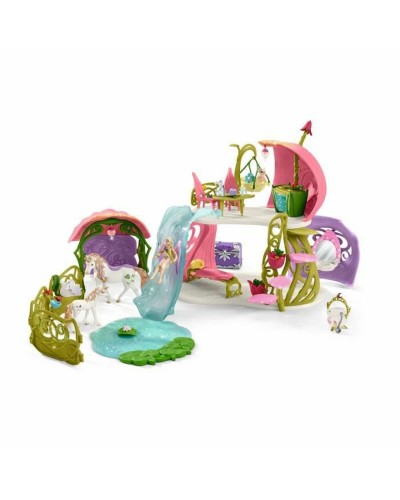Playset Schleich glitter house with unicorns, lake and stable - 42445 Plastic Paard
