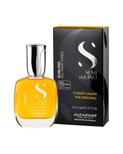 Hårolja Semi Di Lino Sublime Cristal Liquid The Original Alfaparf Milano Semi Di Lino 30 ml