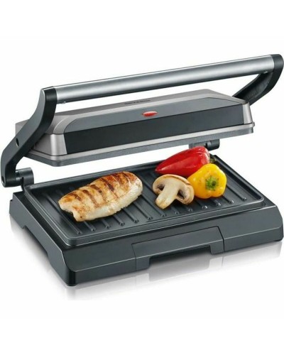 Severin KG 2394: Electric Grill Plate 800W, Black/Grey - Healthy Cooking
