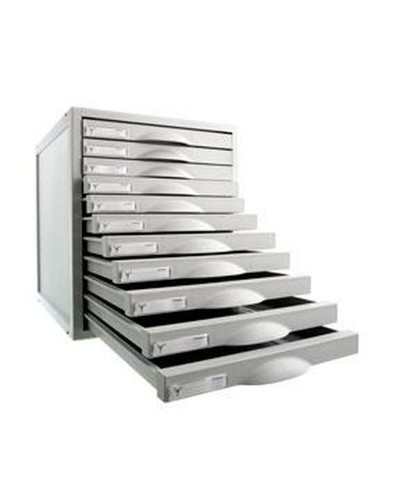 Modulaarinen arkistokaappi Archivo 2000 ArchiSystem 11 Laatikot Harmaa 35,6 x 31,6 x 36,2 cm
