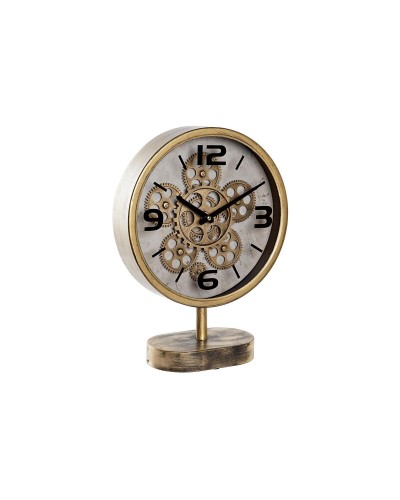 Bordur DKD Home Decor Zahnräder Gold Eisen (3 Stück)