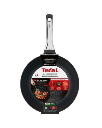 Tefal Excellence Wokpfanne | Durchmesser 28 cm | Antihaftbeschichtung | Gleichmäßiges Garen
