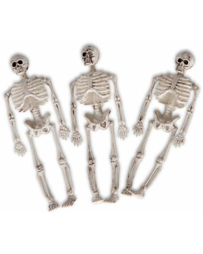 My Other Me: Scheletro Decorativo Halloween Bianco 20cm - Orrore Festivo
