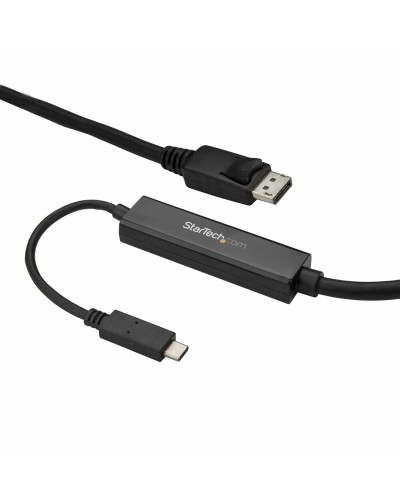 StarTech Adaptateur USB-C vers DisplayPort 4K 60Hz - Câble 3m Noir - Vidéo Nette
