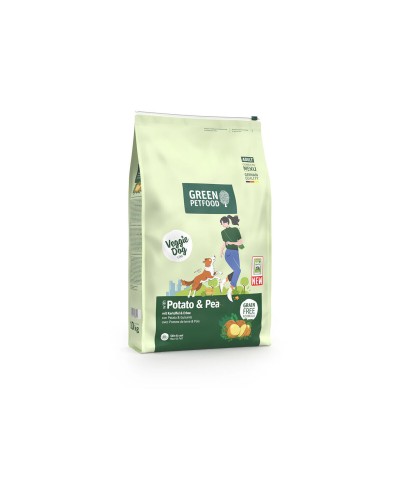 Foder Green Petfood Veggie Dog Adult Potatis Ärter 10 kg