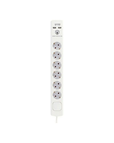 Multiprise 6 Prises avec Interrupteur TM Electron TMUAD306
