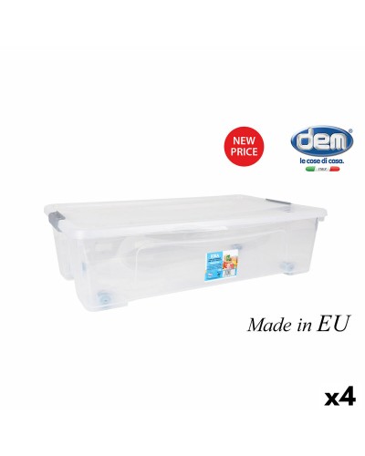 Multi-functionele Kist Dem Kira 35 L 68 x 40 x 18 cm (4 Stuks)