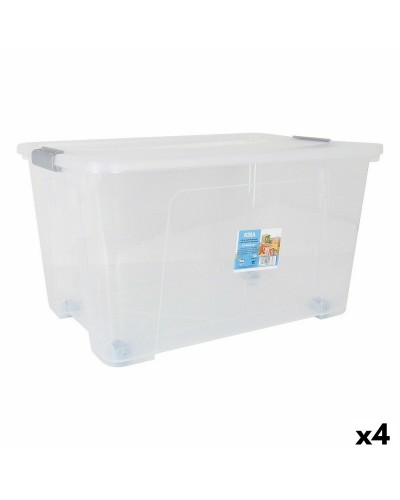 Scatola Multiuso Dem Kira 52 L 57 x 40 x 32 cm (4 Unità)