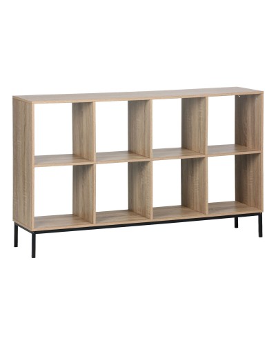 Hyllyt MobleKit Ruskea Musta Puu Metalli 118 x 29 x 72 cm