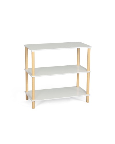 Bokhylla MobleKit Vit Trä 80 x 35 x 75 cm