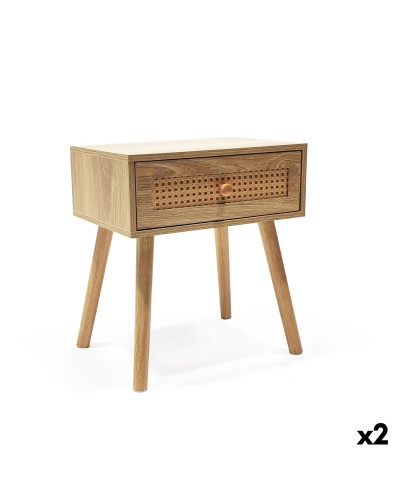 Yöpöytä MobleKit Ruskea 40 x 30 x 45 cm (2 osaa)