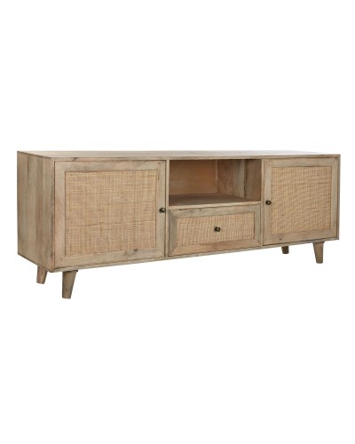TV furniture DKD Home Decor Natural Brown Mango wood 180 x 40 x 60 cm