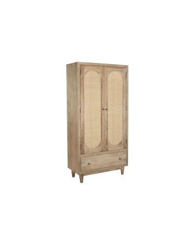 Cupboard DKD Home Decor Brown Natural Mango wood 90 x 40 x 180 cm