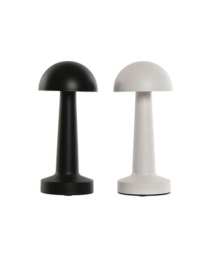 Lampada da tavolo Home ESPRIT Bianco Nero 9 x 9 x 22 cm (2 Unità)