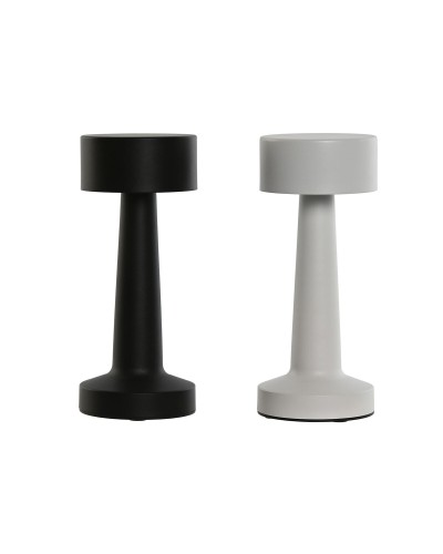 Lampe de bureau Home ESPRIT Blanc Noir 9 x 9 x 21 cm (2 Unités)