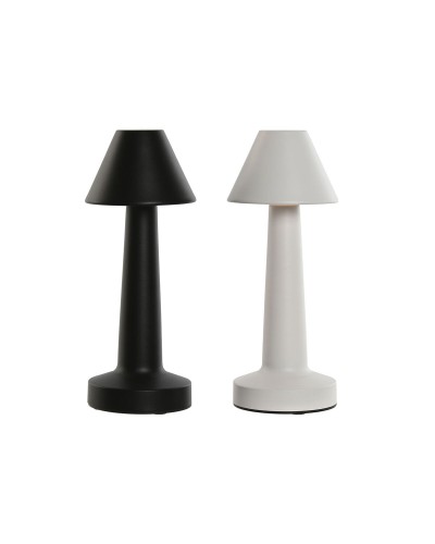 Lampada da tavolo Home ESPRIT Bianco Nero 9 x 9 x 24 cm (2 Unità)