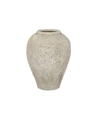 Vase Home ESPRIT Grey Terracotta 40 x 40 x 55 cm