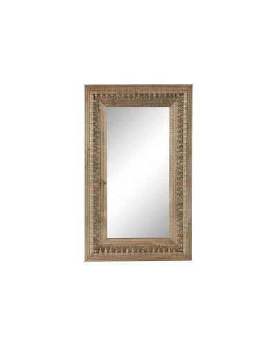 Wall mirror Home ESPRIT Natural 90 X 4 X 150 cm
