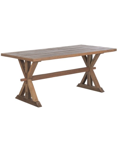 Ruokapöytä Home ESPRIT Luonnollinen Recycled Wood 180 x 90 x 78 cm