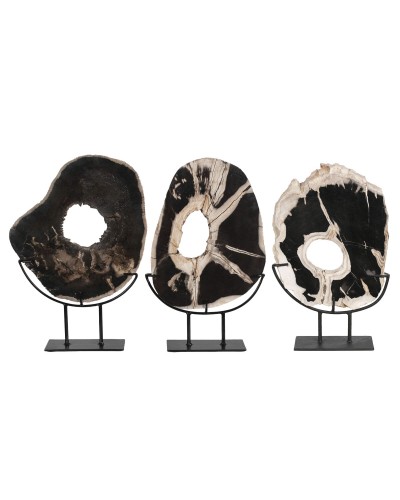 Decoratieve figuren Home ESPRIT Wit Zwart 30 x 11 x 40 cm