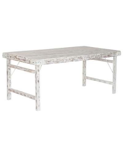 Dining Table Home ESPRIT Recycled Wood 182 x 90 x 76 cm