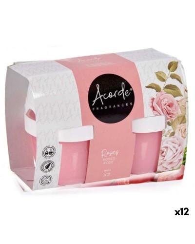 Set Deodorante per Ambienti Acorde Rosa 2 Pezzi (12 Unità)