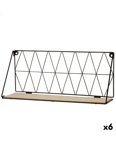 Hyllor Max Home Järn Trä MDF 48 X 20 X 13 CM (6 antal)