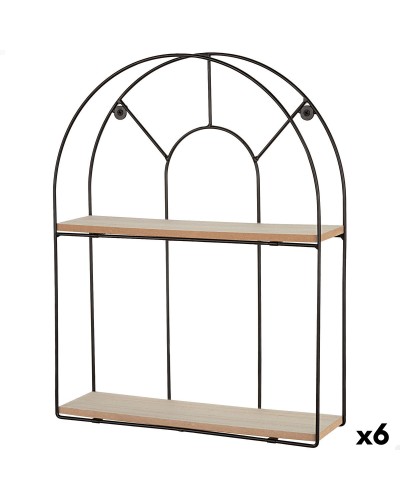 Hyllyt Max Home Rauta Puu MDF 35 X 45 X 10 CM (6 osaa)