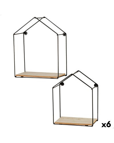 Regal Max Home Eisen Holz MDF 21 x 25 x 10 cm (6 Stück)