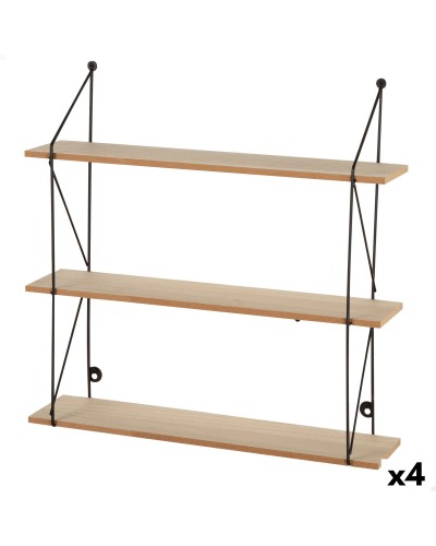 Bokhylla Max Home Järn Trä MDF 50 X 49 X 12 CM (4 antal)