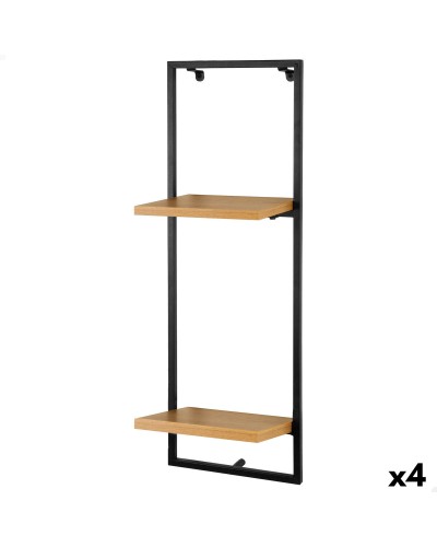 Estantería Max Home Hierro Madera MDF 25 X 75 X 20 CM (4 Unidades)