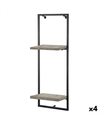 Hyllyt Max Home Rauta Puu MDF 25 X 75 X 20 CM (4 osaa)