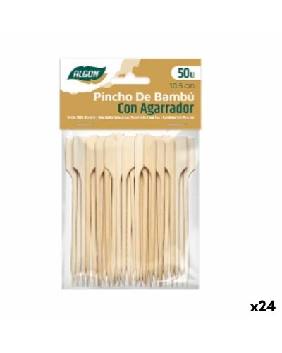 Spett för aptitretare Algon Bambu 50 Delar (24 antal)