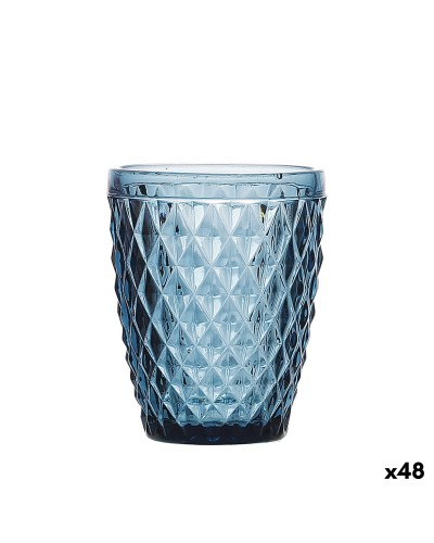 Verre La Mediterránea Sidari Bleu verre 270 ml (48 Unités)