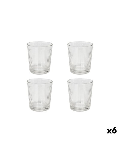 Gläserset La Mediterránea Zenya Durchsichtig Glas 340 ml 4 Stücke (6 Stück)