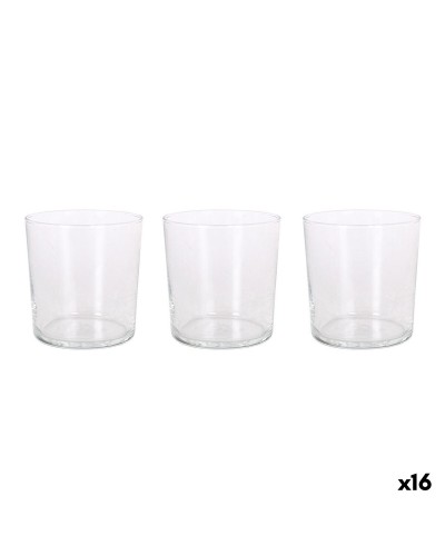 Set de Vasos LAV Transparente Vidrio 340 ml 3 Piezas (16 Unidades)