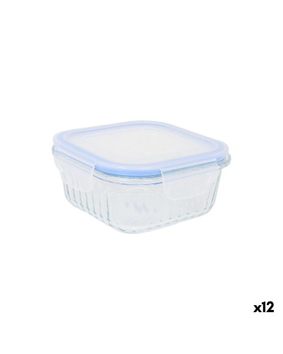 Porta pranzo Quttin Textury Trasparente Vetro Borosilicato 500 ml (12 Unità)