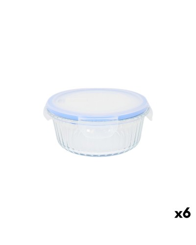 Lunchbox Quttin Textury Transparant Borosilicaatglas 650 ml (6 Stuks)