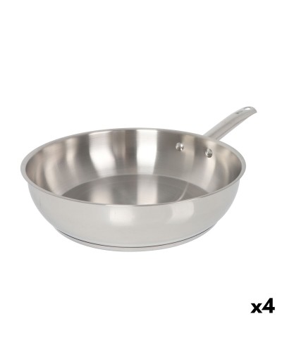 Poêle Quttin CAESAR Argenté Acier Ø 28 cm (4 Unités)