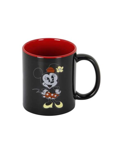 Henkelbecher Minnie Mouse Schwarz Gesicht