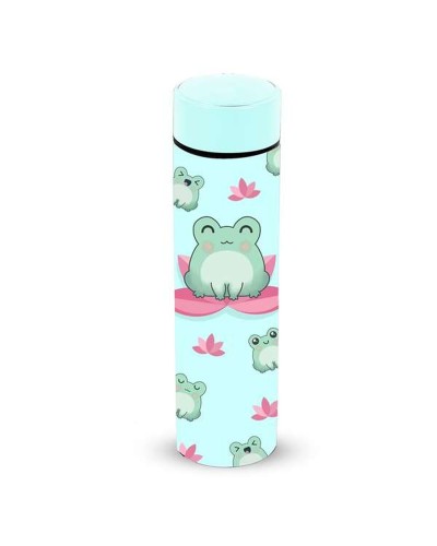 Thermosflasche Oh My Pop! türkis 500 ml Frosch