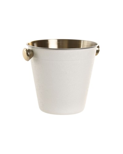 IJsemmer Home ESPRIT Wit Gouden Roestvrij staal Aluminium 17 x 14 x 13 cm