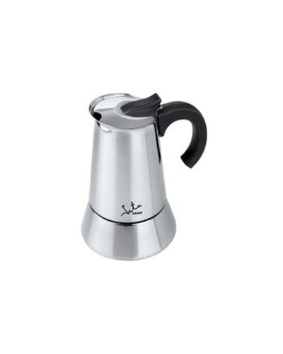 Cafetera Italiana JATA CAX106 ODIN   * Plateado Metal Acero Inoxidable 6 Tazas